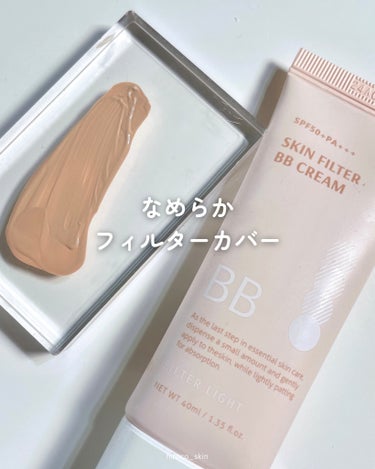 #pr @bomcos_japan_official 
⁡
⁡
BOM
SKIN FILTER BB CREAM
40ml
⁡
・中しっとり、外もちもち長持ち密着カバー。
・美白＆シワ改善機能性認証
・