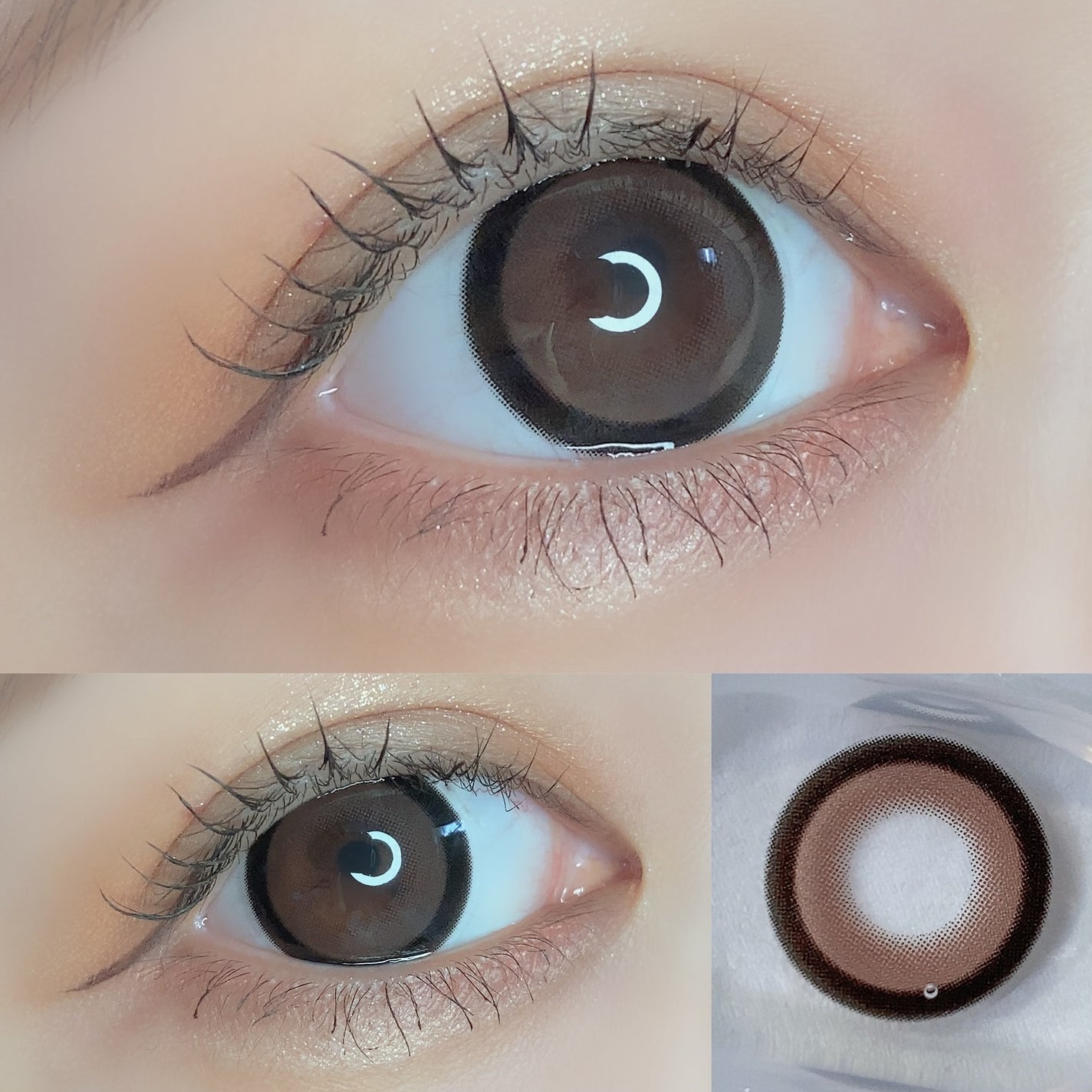 ベイビーモテコンマンスリー/モテコン/1ヶ月(1MONTH)カラコンを使ったクチコミ(5枚目)