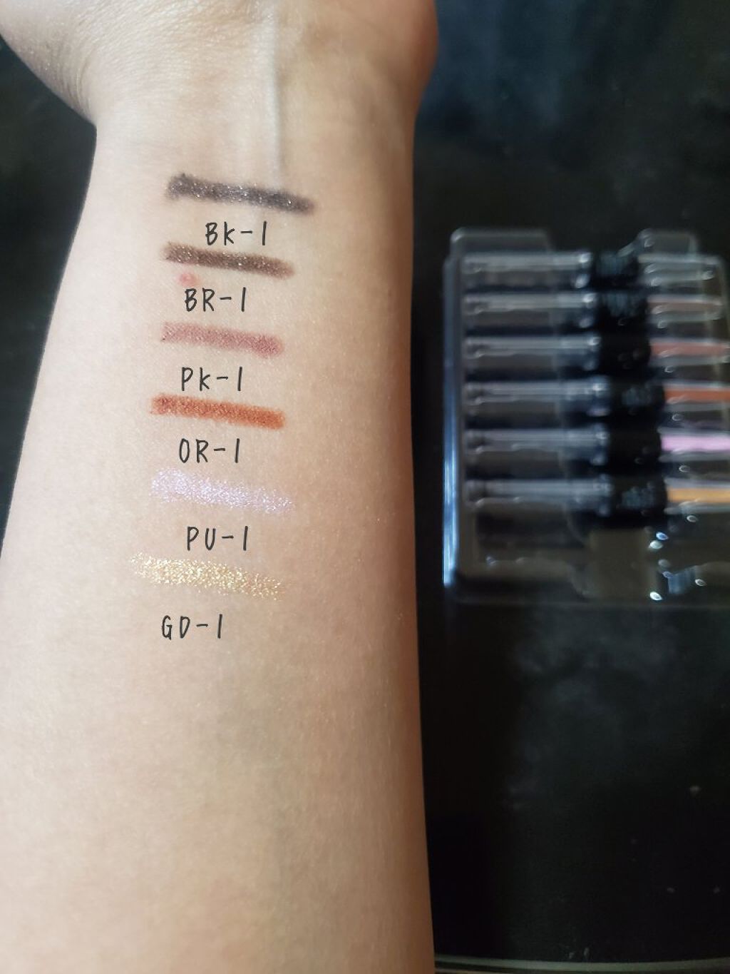 マイ カラー ペンシル ラインエキスパートコレクション/KATE/ペンシルアイライナーを使ったクチコミ（2枚目）