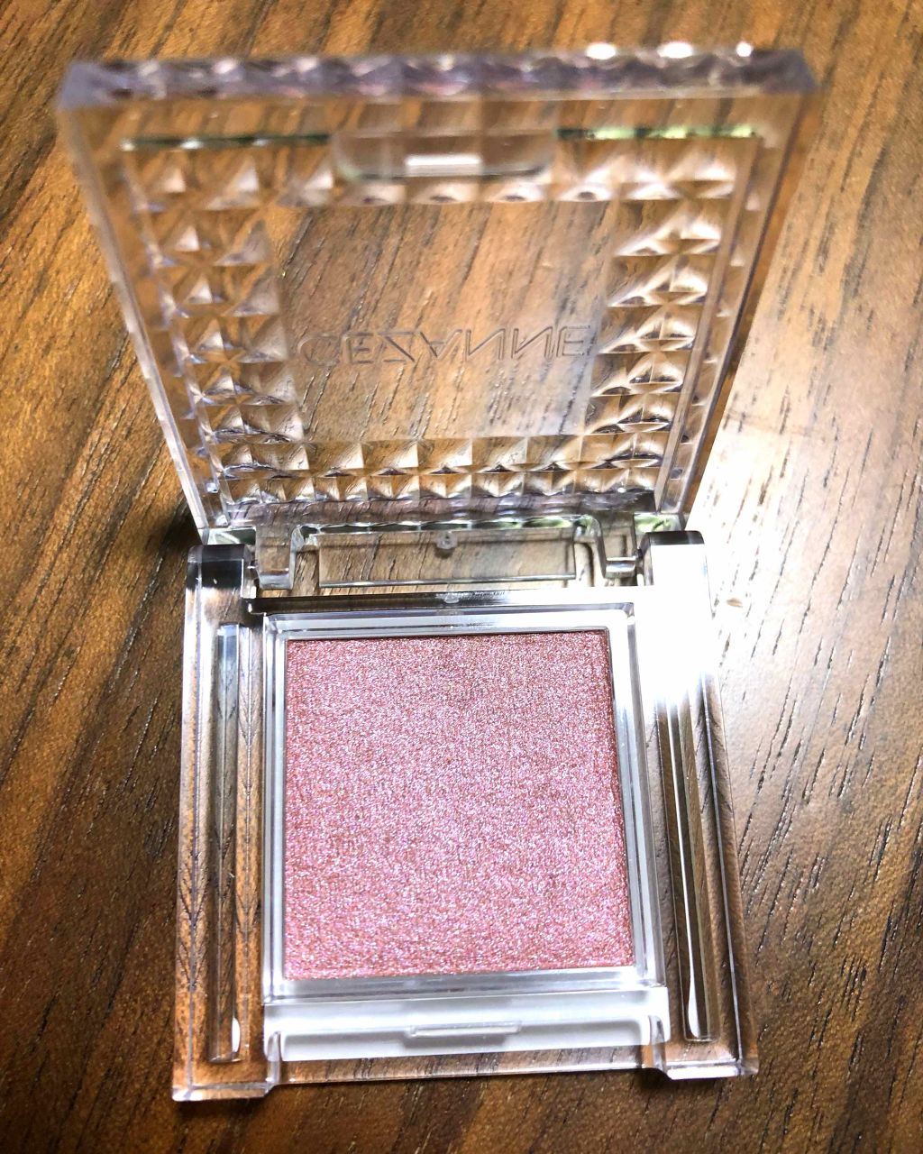 シングルカラーアイシャドウ 02 ニュアンスピンク/CEZANNE/単色アイシャドウを使ったクチコミ（2枚目）