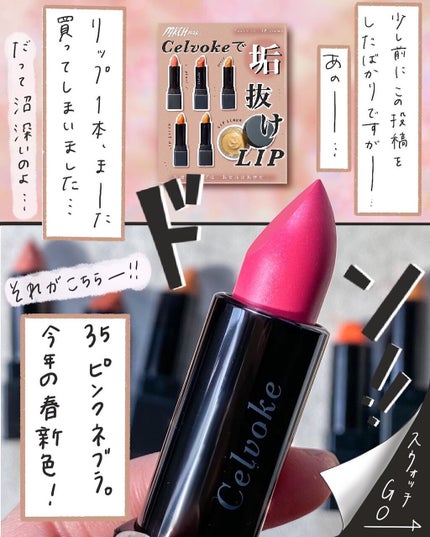 ディグニファイド リップス/Celvoke/口紅を使ったクチコミ(2枚目)