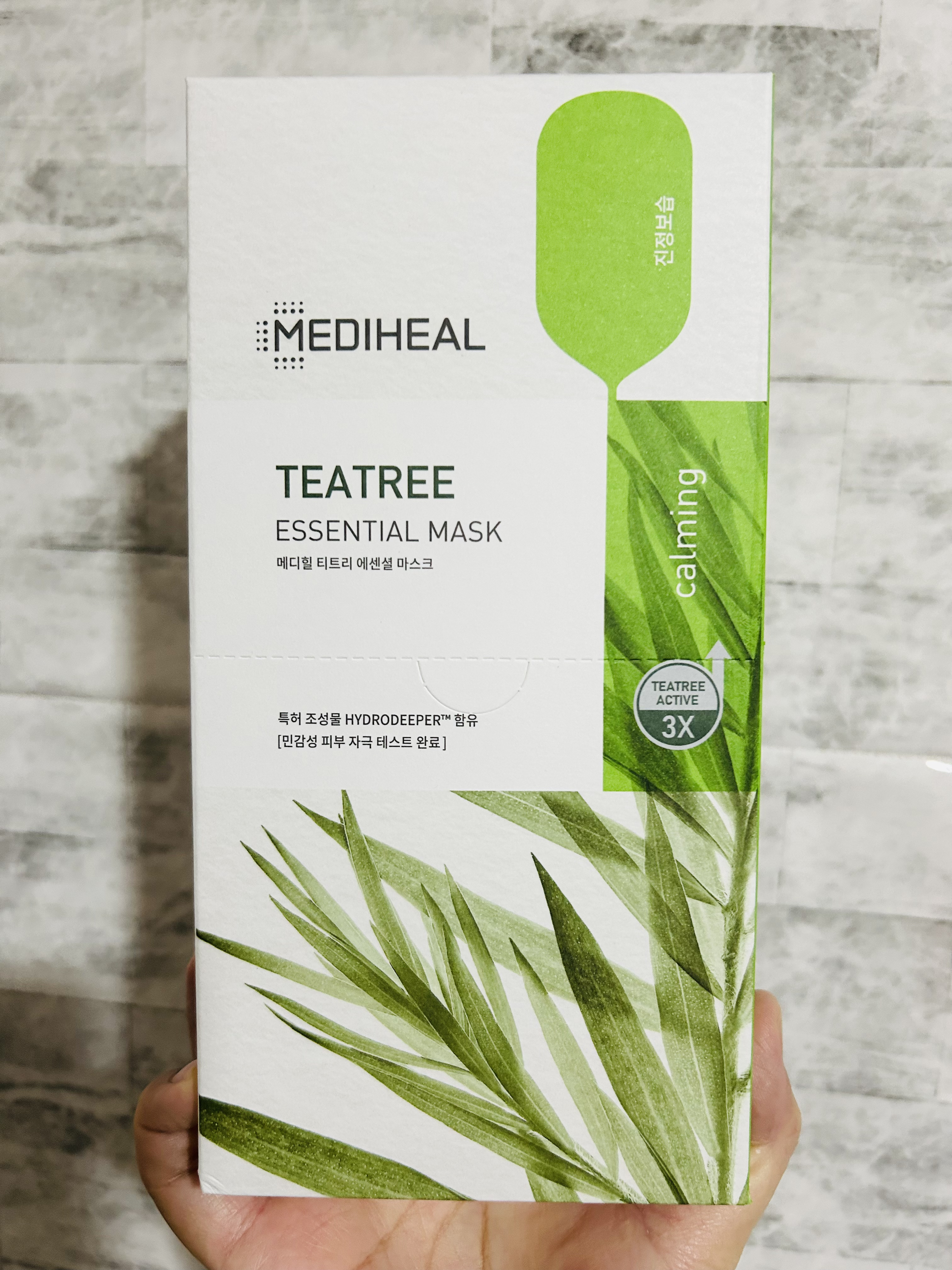 試してみた】ティーツリー エッセンシャルマスクカーミング