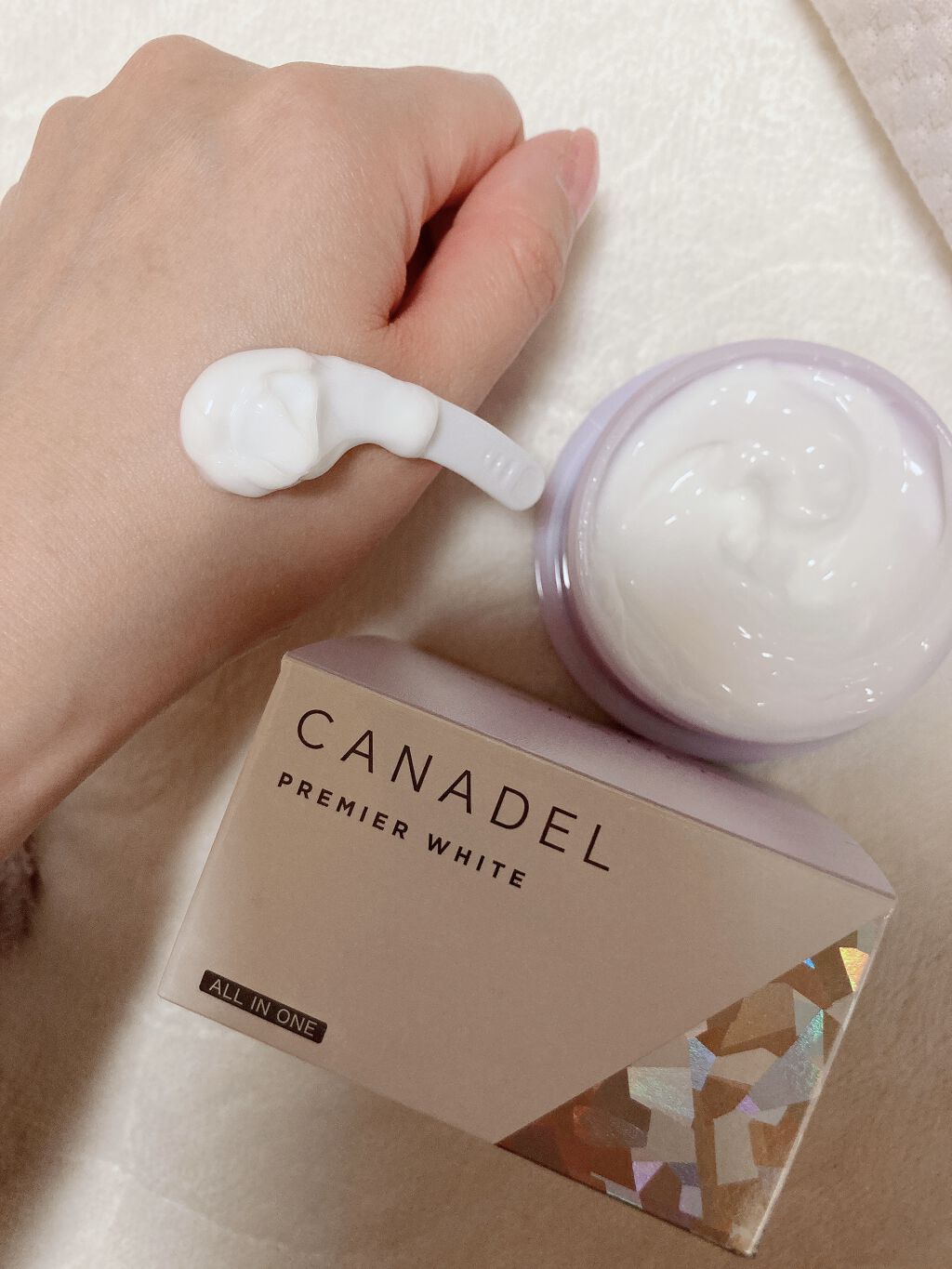 プレミアホワイト オールインワン/CANADEL/オールインワン化粧品を使ったクチコミ（1枚目）