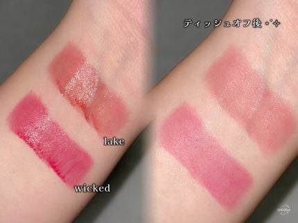 ウォーターグローリップティント/INGA/リップティントを使ったクチコミ(2枚目)