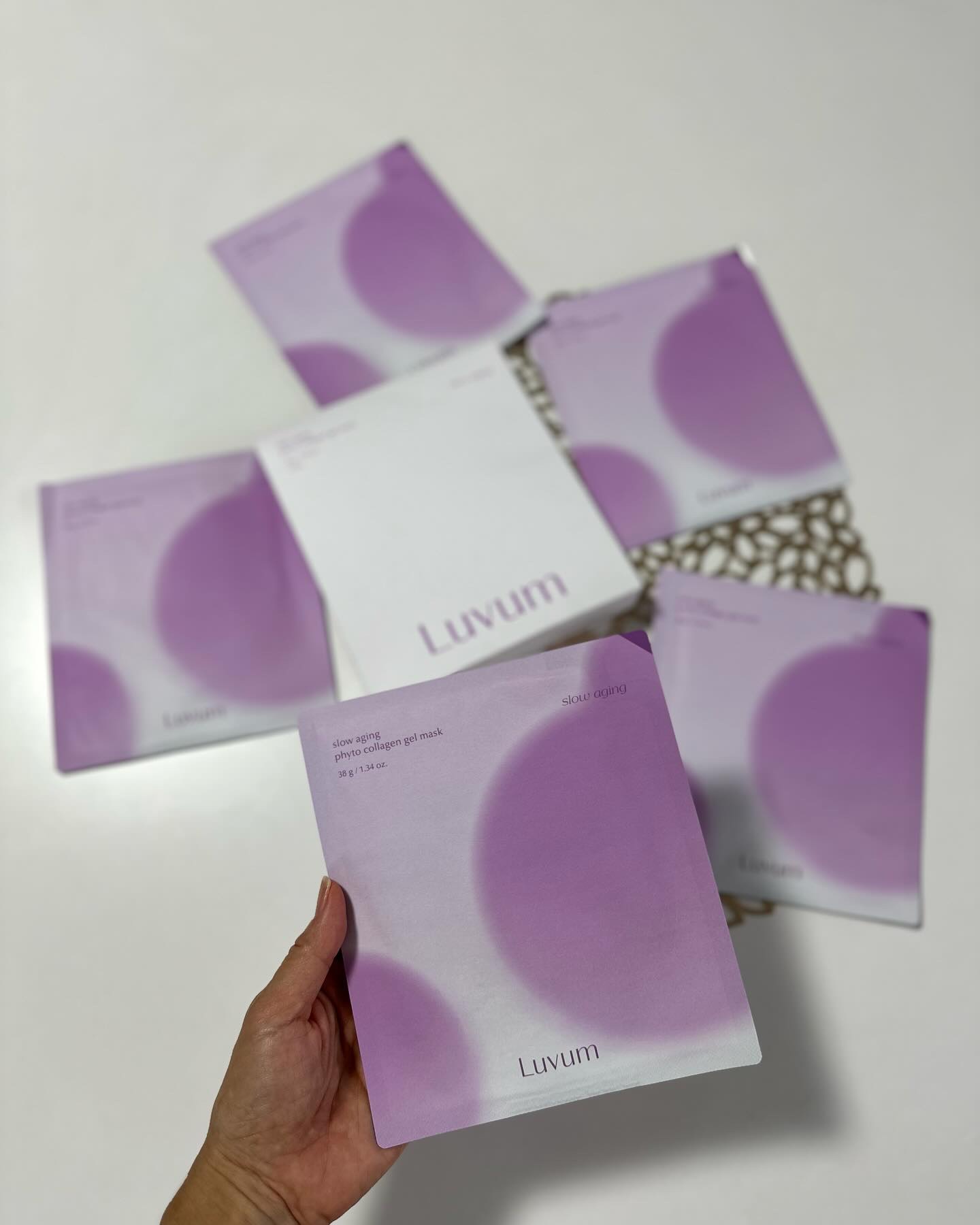 スローエイジングフィトコラーゲンゲルマスク/Luvum/シートマスク・パックを使ったクチコミ（2枚目）