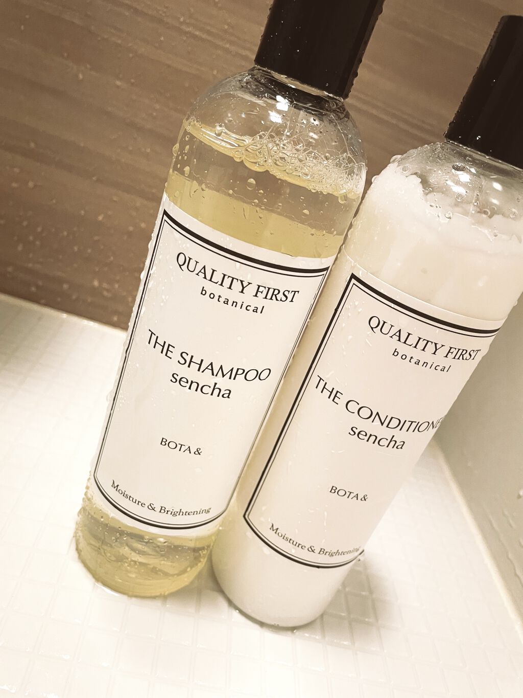 ボタアンド ザ シャンプー <sencha>/クオリティファースト/市販シャンプーを使ったクチコミ（1枚目）