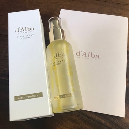 ダルバ ホワイトトリュフファーストスプレーセラム/ダルバ/ミスト状化粧水を使ったクチコミ(1枚目)