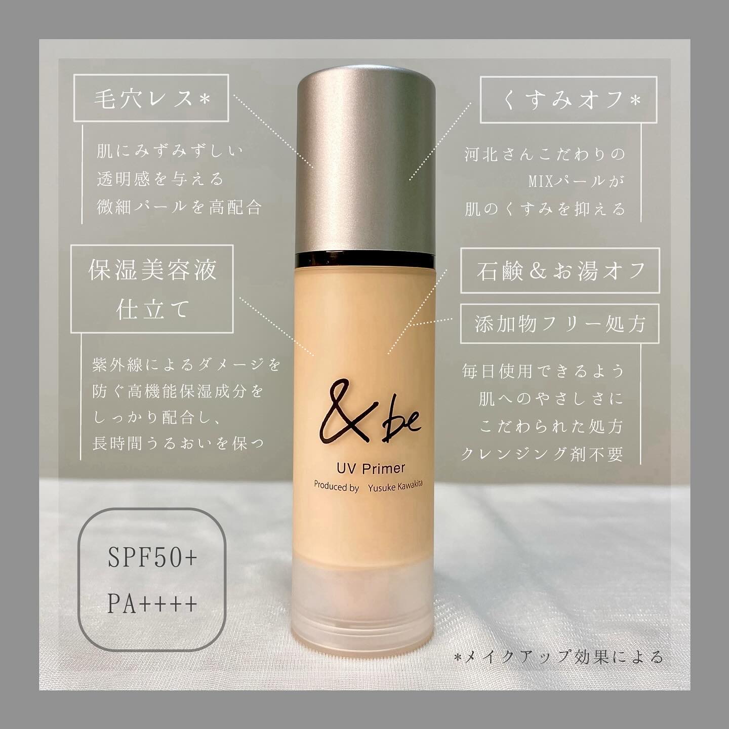 &be UVプライマー/＆be/化粧下地を使ったクチコミ（2枚目）