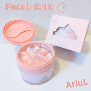 ピーチソーダホイップクリームクレンザー/Ariul/洗顔フォームを使ったクチコミ（1枚目）