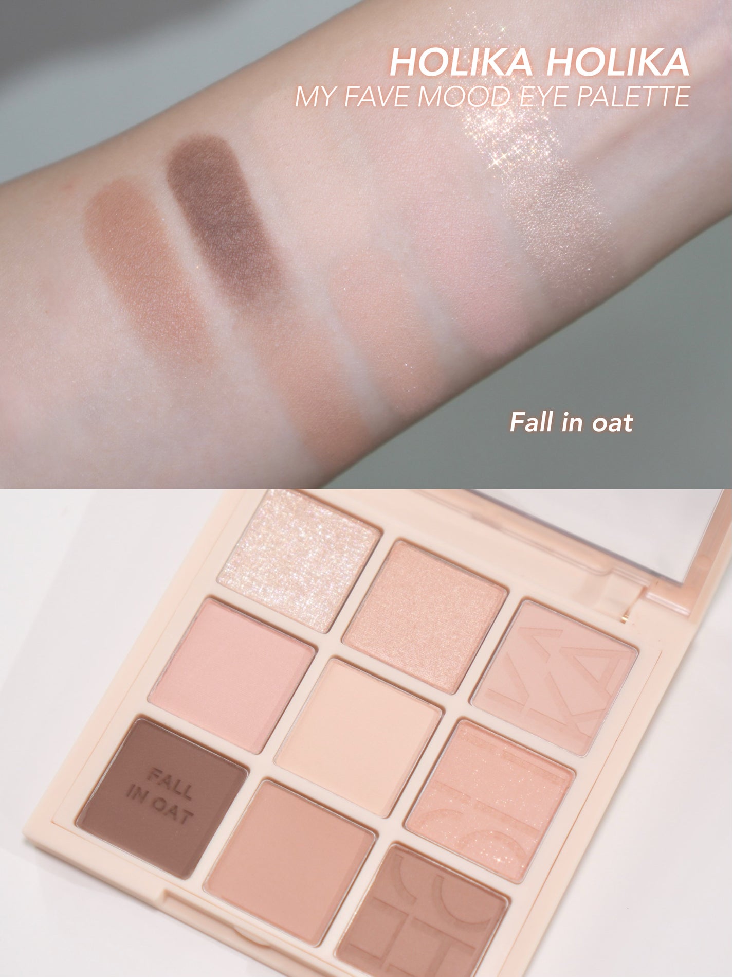 マイフェイブムードアイパレット 9カラー/HOLIKA HOLIKA/アイシャドウパレットを使ったクチコミ(3枚目)