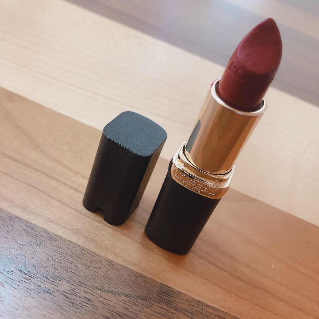 カラーリッシュモイストマットN/ロレアル パリ/口紅を使ったクチコミ（1枚目）