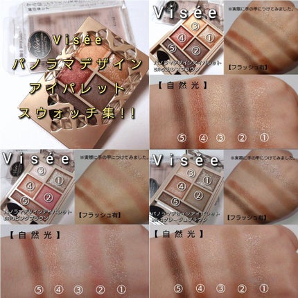 パノラマデザイン アイパレット/Visée/アイシャドウパレットを使ったクチコミ(8枚目)