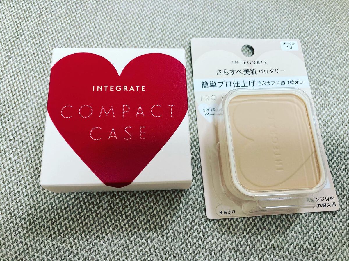 プロフィニッシュファンデーション/インテグレート/パウダーファンデーションを使ったクチコミ(1枚目)