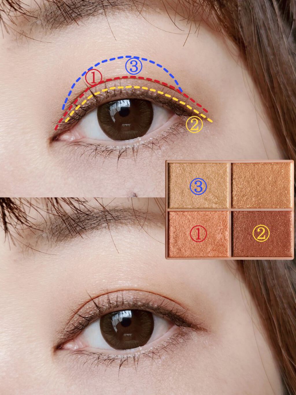 イロアソビ 4色アイパレット ＃03 雲の上はいつも晴れ/iroasobi/アイシャドウパレットを使ったクチコミ（3枚目）