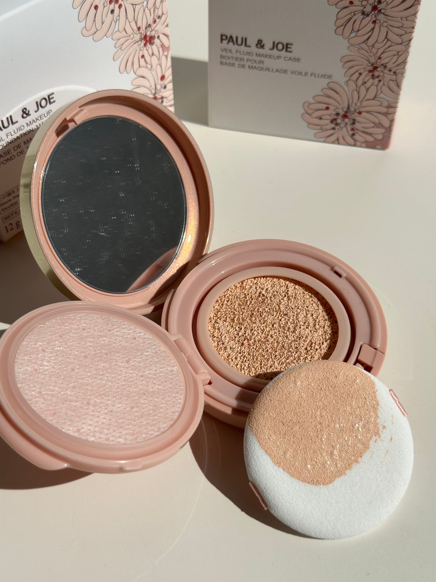 シースルー ヴェール コンパクト/PAUL & JOE BEAUTE/ファンデーションを使ったクチコミ(3枚目)