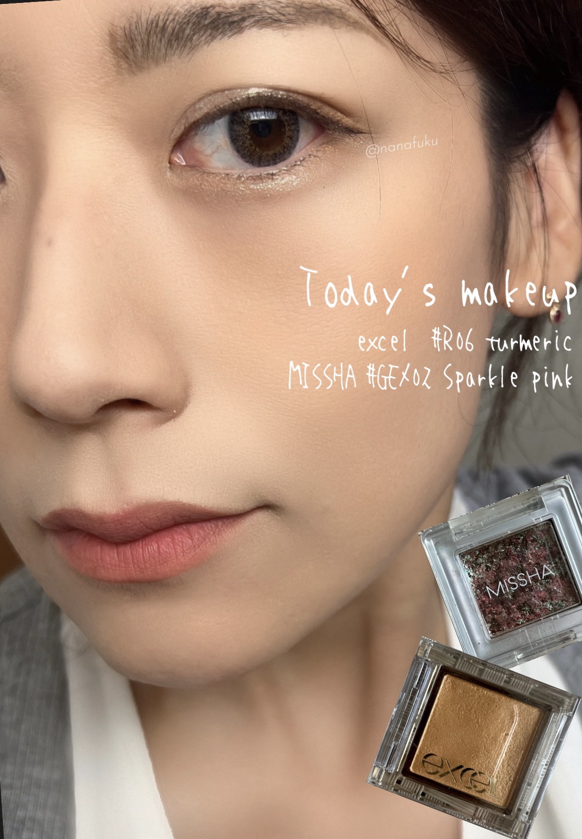 グリッタープリズム シャドウ GEX02/MISSHA/グリッターを使ったクチコミ（1枚目）