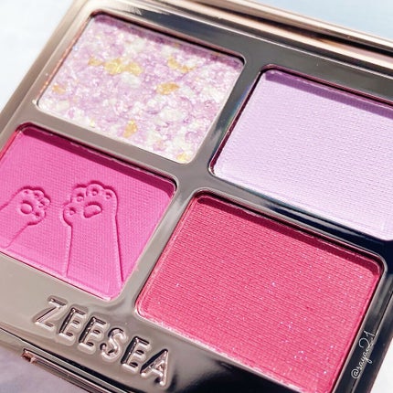 アニマルアイシャドウ(4シェード)/ZEESEA/アイシャドウパレットを使ったクチコミ(2枚目)