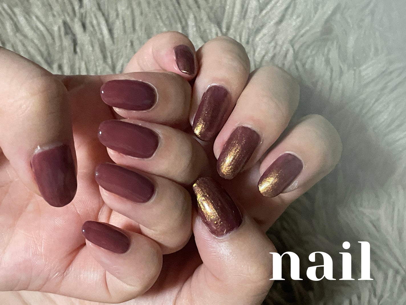Lii on LIPS 「#ネイル#nail#秋ネイル#秋カラー#ワンカラー#セルフネイ..」(1枚目)