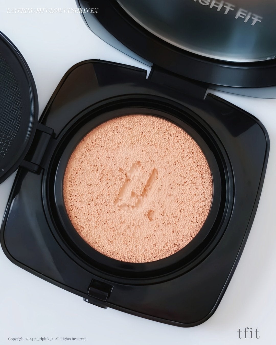 レイヤリングフィット グロークッションEX/TFIT/クッションファンデーションを使ったクチコミ(4枚目)