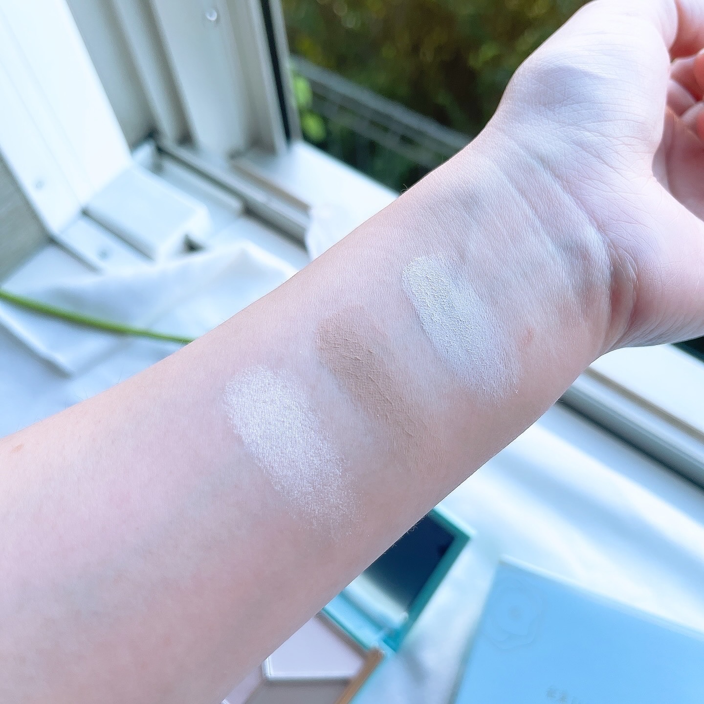 ハイライトシェーディングパレット/TIMAGE/パウダーハイライトを使ったクチコミ（3枚目）