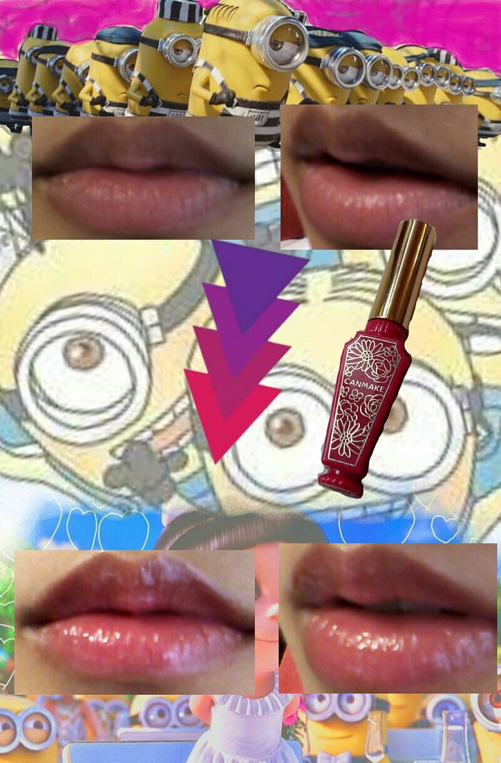 リップティントシロップ/キャンメイク/リップティントを使ったクチコミ（1枚目）