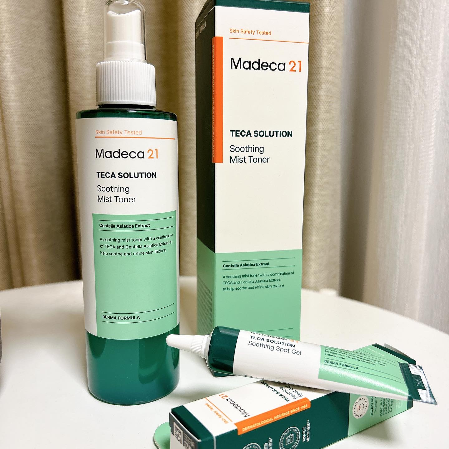 テカソルーションスージングジェル/Madeca21/フェイスクリームを使ったクチコミ（2枚目）