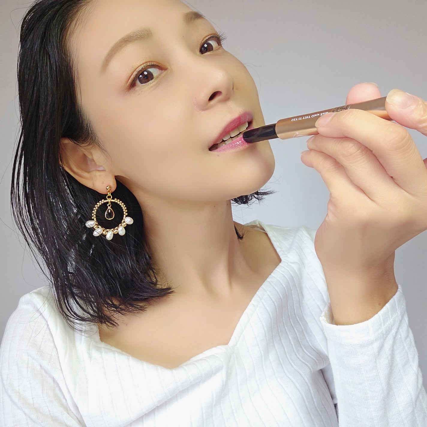 ゲットイットティントグレーズバーム/TONYMOLY/リップティントを使ったクチコミ(6枚目)