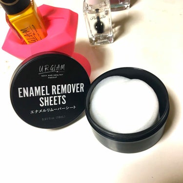 UR GLAM　ENAMEL REMOVER SHEETS/U R GLAM/除光液を使ったクチコミ（2枚目）