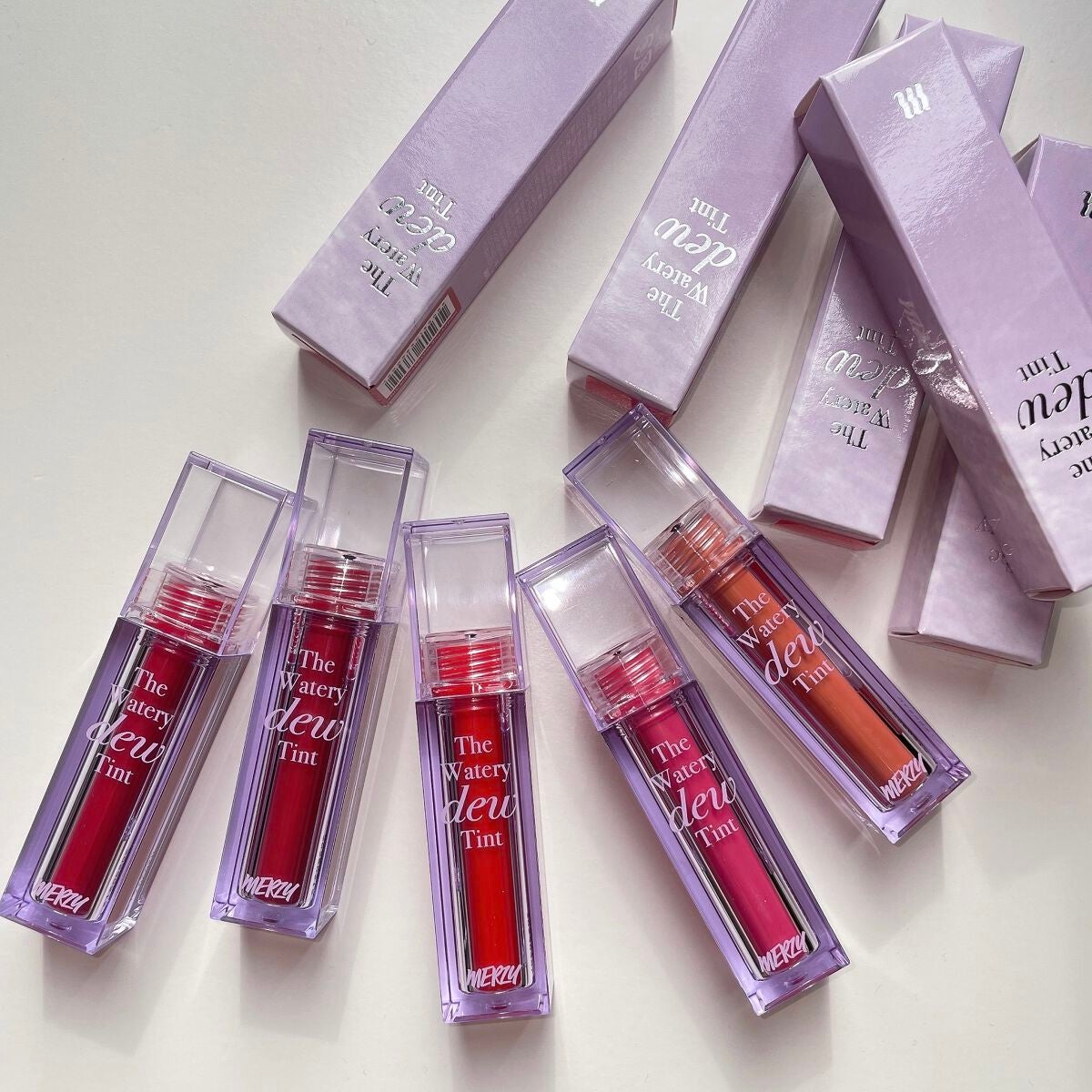 ザ ウォータリーデューティント/MERZY/リップティントを使ったクチコミ(8枚目)