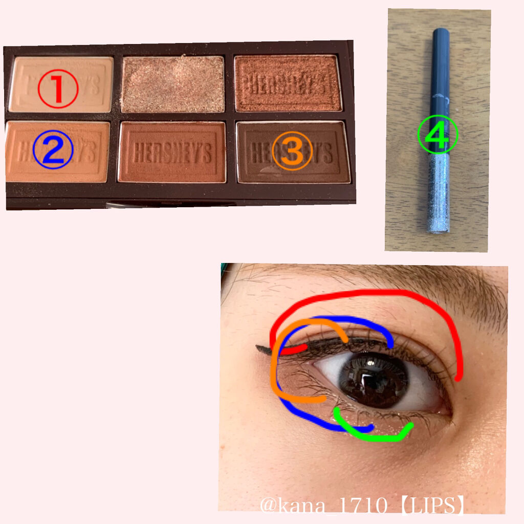 ハーシー プレイカラーアイズミニ/ETUDE/アイシャドウパレットを使ったクチコミ（2枚目）