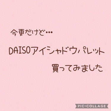 GENE TOKYO リラクシーアイシャドウ/DAISO/アイシャドウパレットを使ったクチコミ（1枚目）