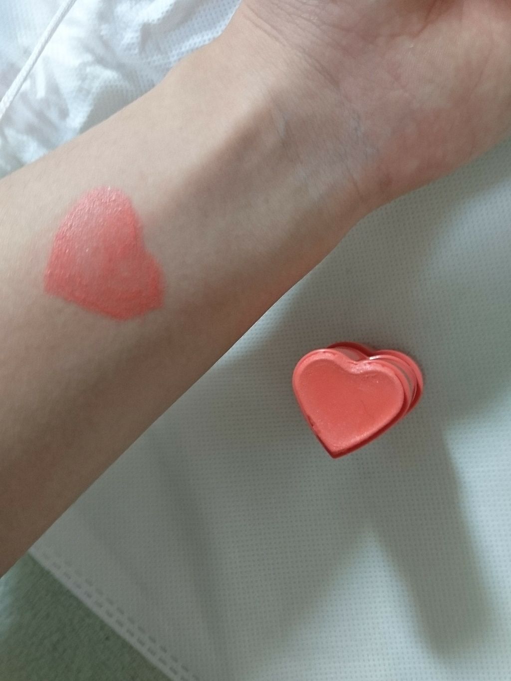 ハート オン ザ チーク/A’pieu/ジェル・クリームチークを使ったクチコミ(3枚目)