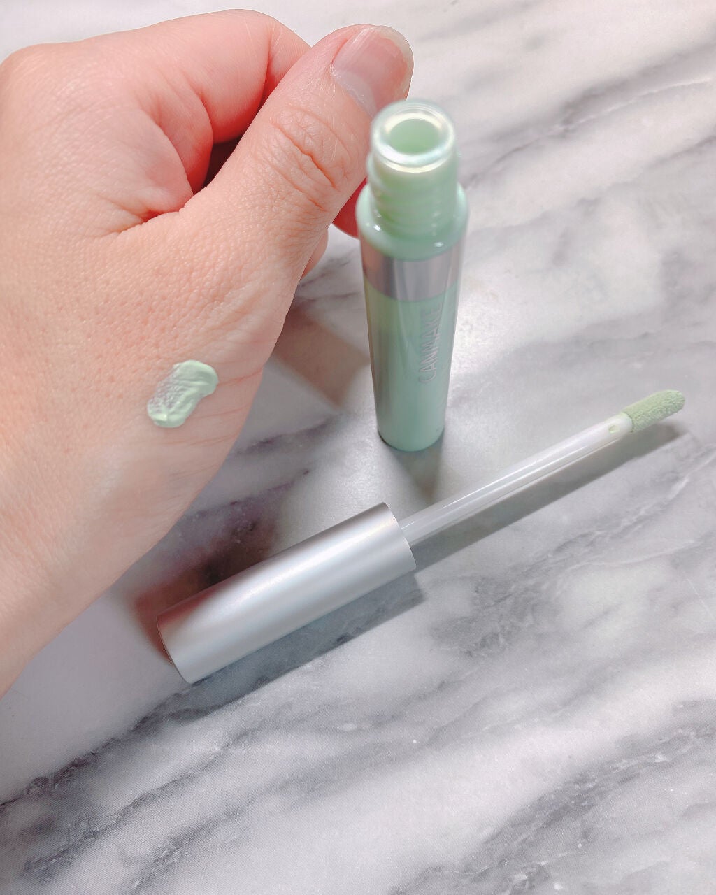 カバー&ストレッチコンシーラー UV/キャンメイク/リキッドコンシーラーを使ったクチコミ(2枚目)