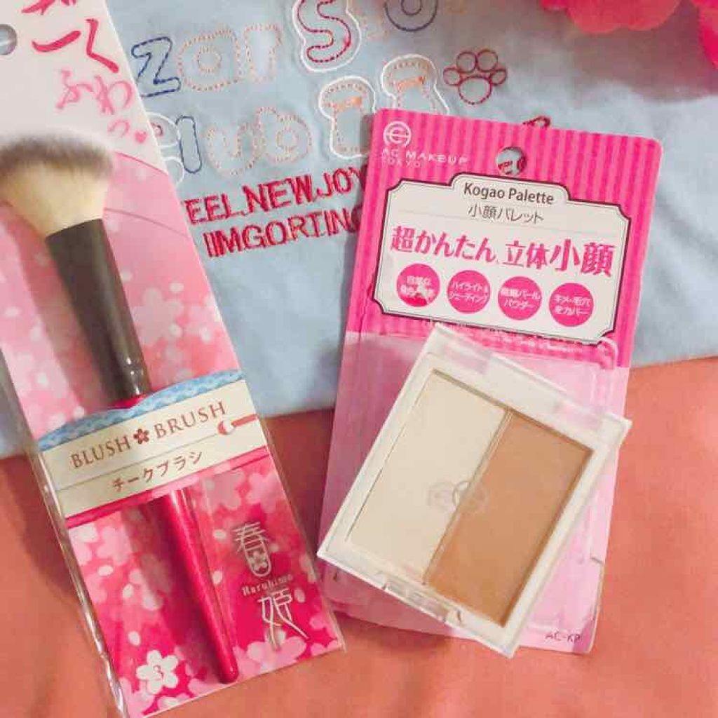 春姫 チークブラシ/DAISO/メイクブラシを使ったクチコミ(1枚目)