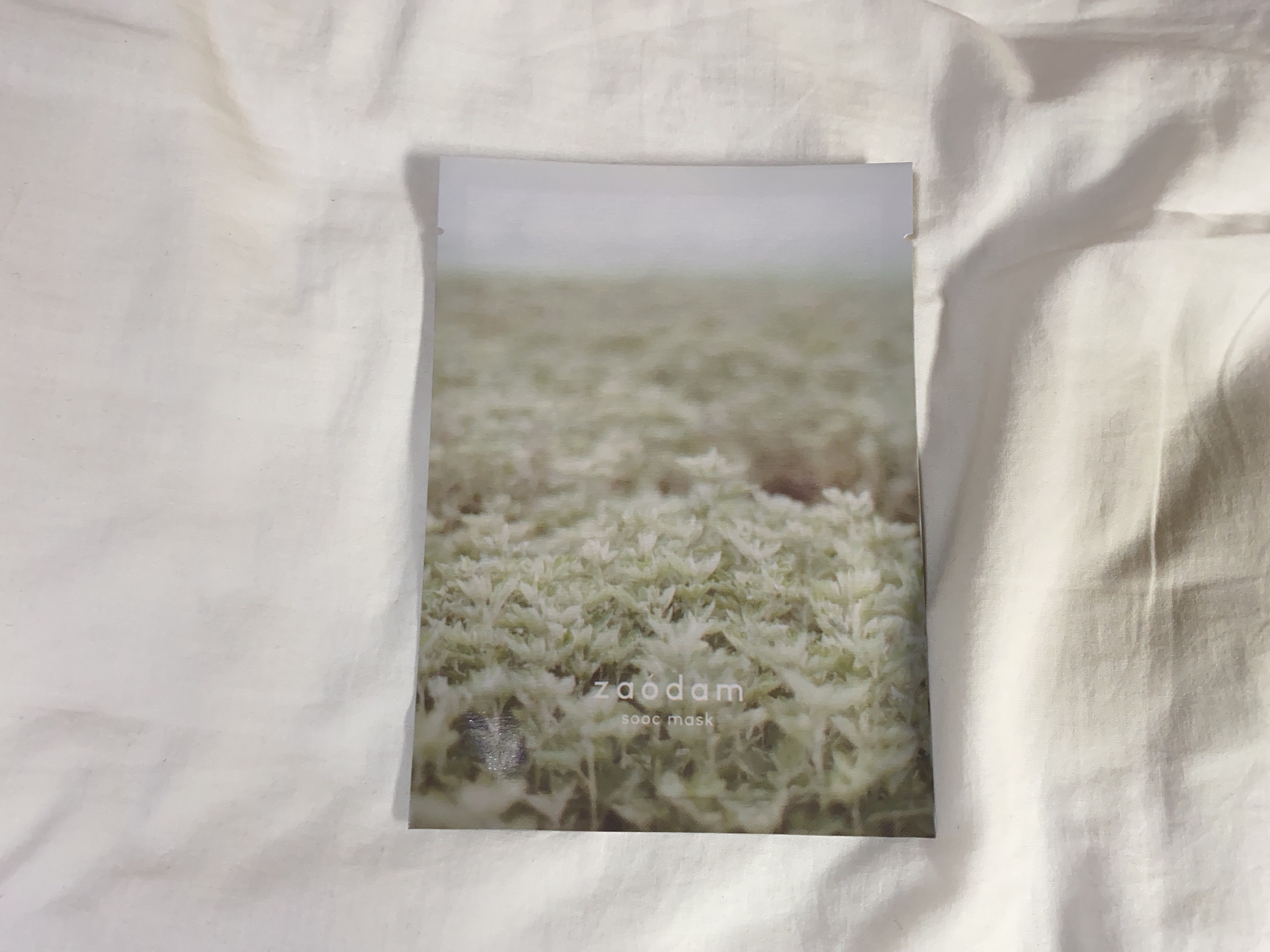 sooc mask/zaodam /シートマスク・パックを使ったクチコミ（1枚目）