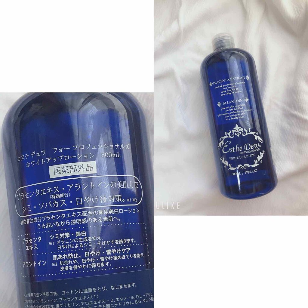 フォープロフェッショナルズ ホワイトアップローション/Esthe Dew (エステデュウ)/化粧水を使ったクチコミ(2枚目)