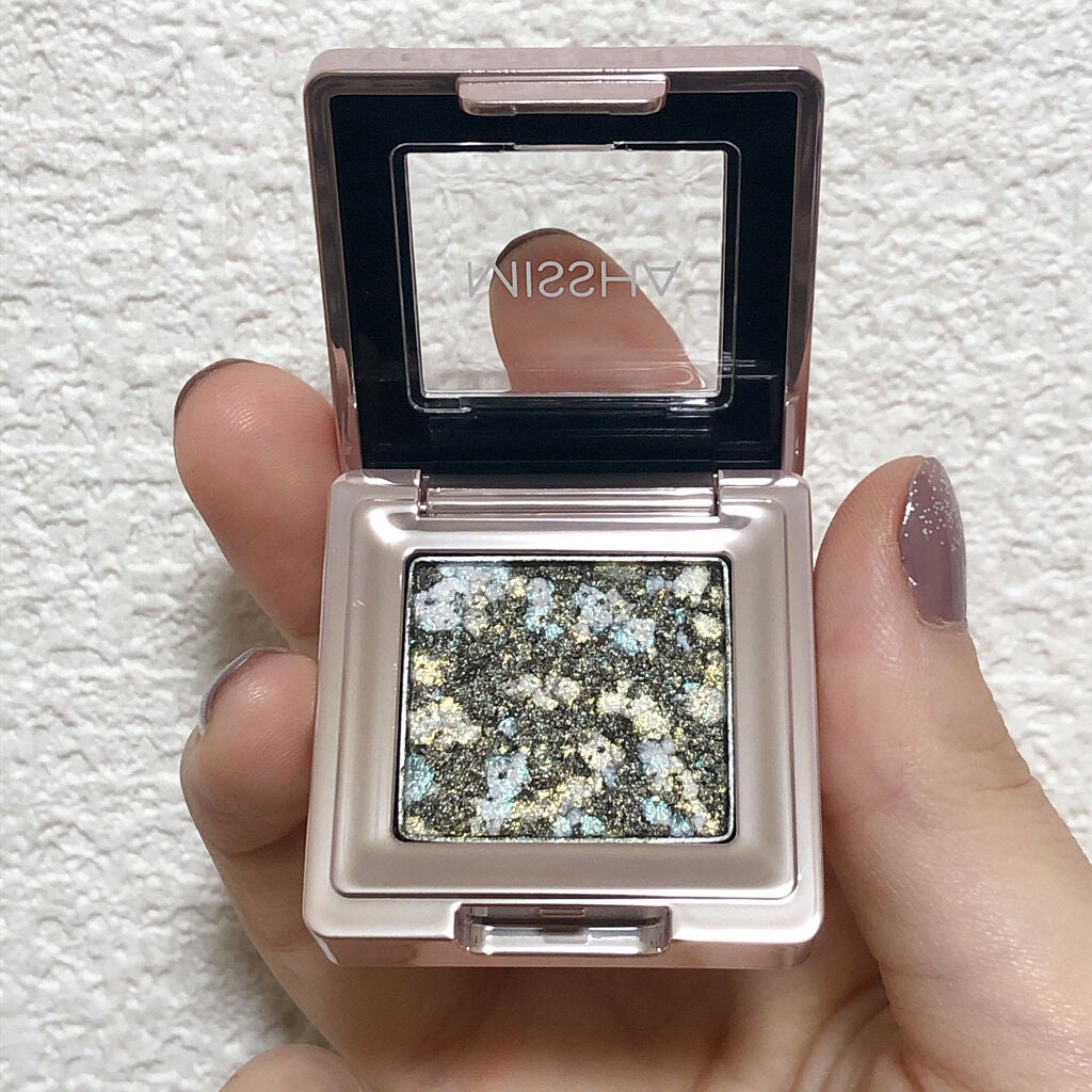グリッタープリズム シャドウ/MISSHA/グリッターを使ったクチコミ(2枚目)
