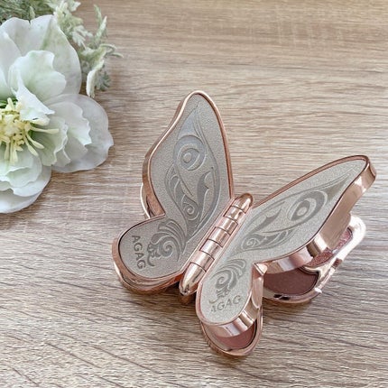 バタフライアイシャドウパレット/AGAG/アイシャドウパレットを使ったクチコミ(8枚目)