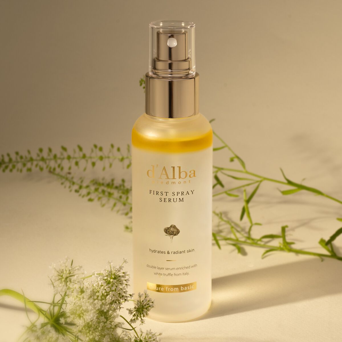 ダルバ ホワイトトリュフファーストスプレーセラム/ダルバ/ミスト状化粧水を使ったクチコミ(1枚目)