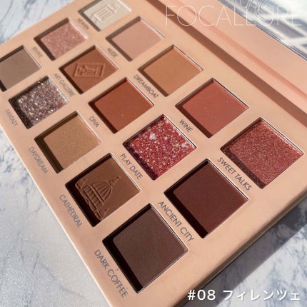 GO TRAVEL 15色アイシャドウパレット/FOCALLURE/アイシャドウパレットを使ったクチコミ(5枚目)