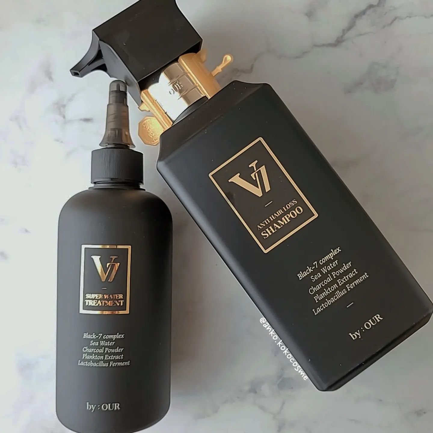 V7 アンチヘアロス シャンプー 500ml/by : OUR/サロンシャンプーを使ったクチコミ（1枚目）