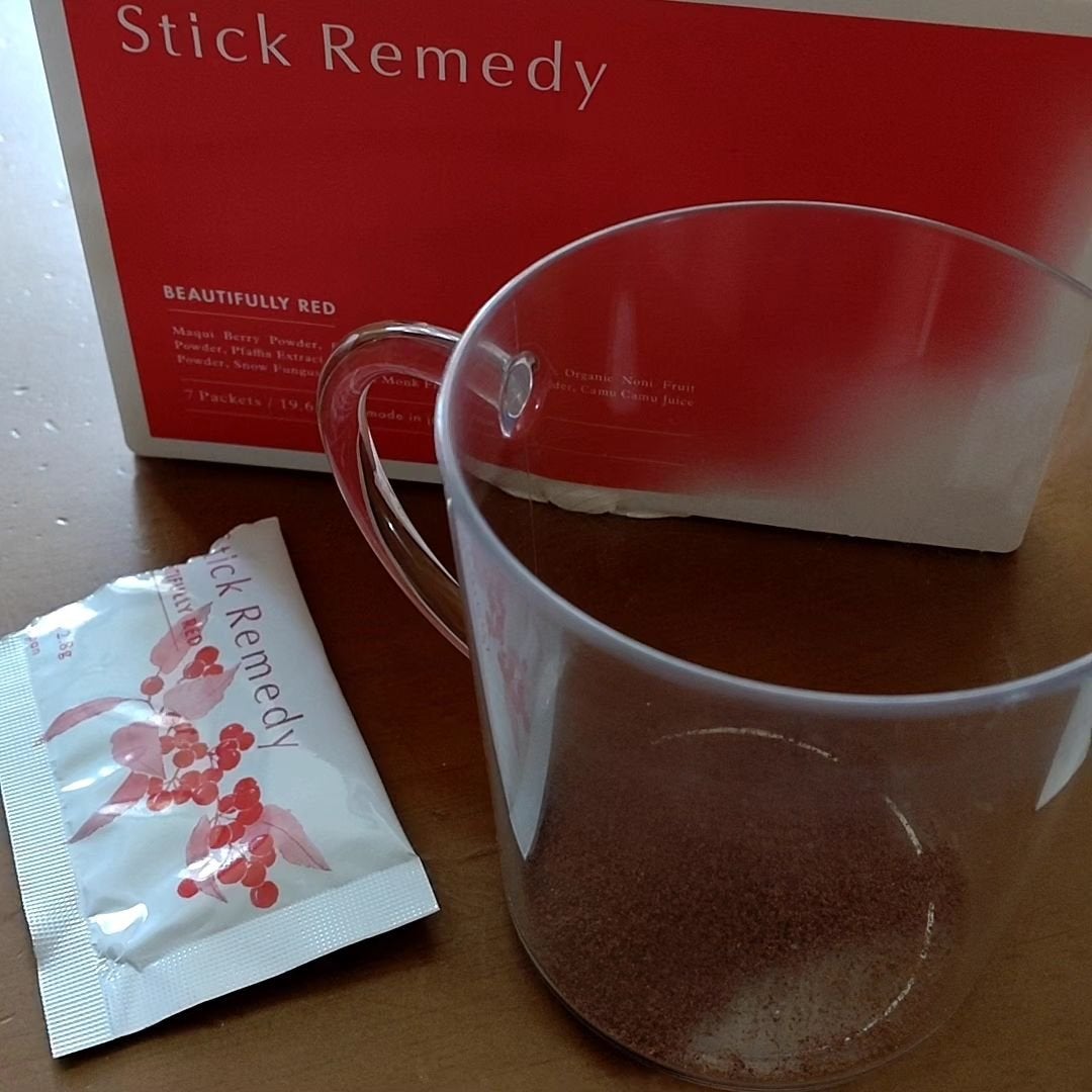 Beautifully Red/Stick Remedy/健康サプリメントを使ったクチコミ(4枚目)