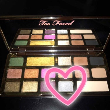 チョコレート ゴールド アイ シャドウ パレット/Too Faced/パウダーアイシャドウを使ったクチコミ（4枚目）