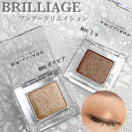 ワンダークリエイション /ブリリアージュ/単色アイシャドウを使ったクチコミ(1枚目)