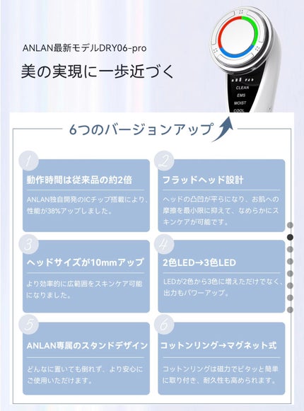 多機能温冷美顔器/ANLAN/美顔器・マッサージを使ったクチコミ(10枚目)