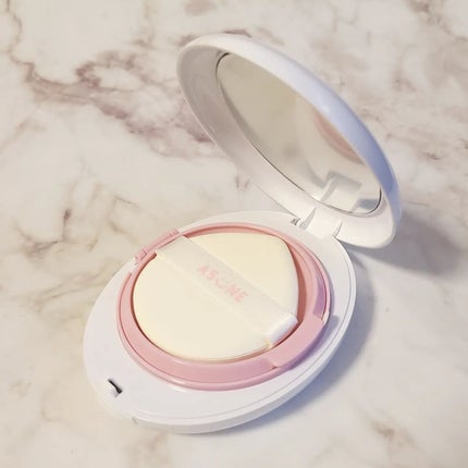 デューイーメッシュファンデーション/ASUNE /クッションファンデーションを使ったクチコミ(4枚目)