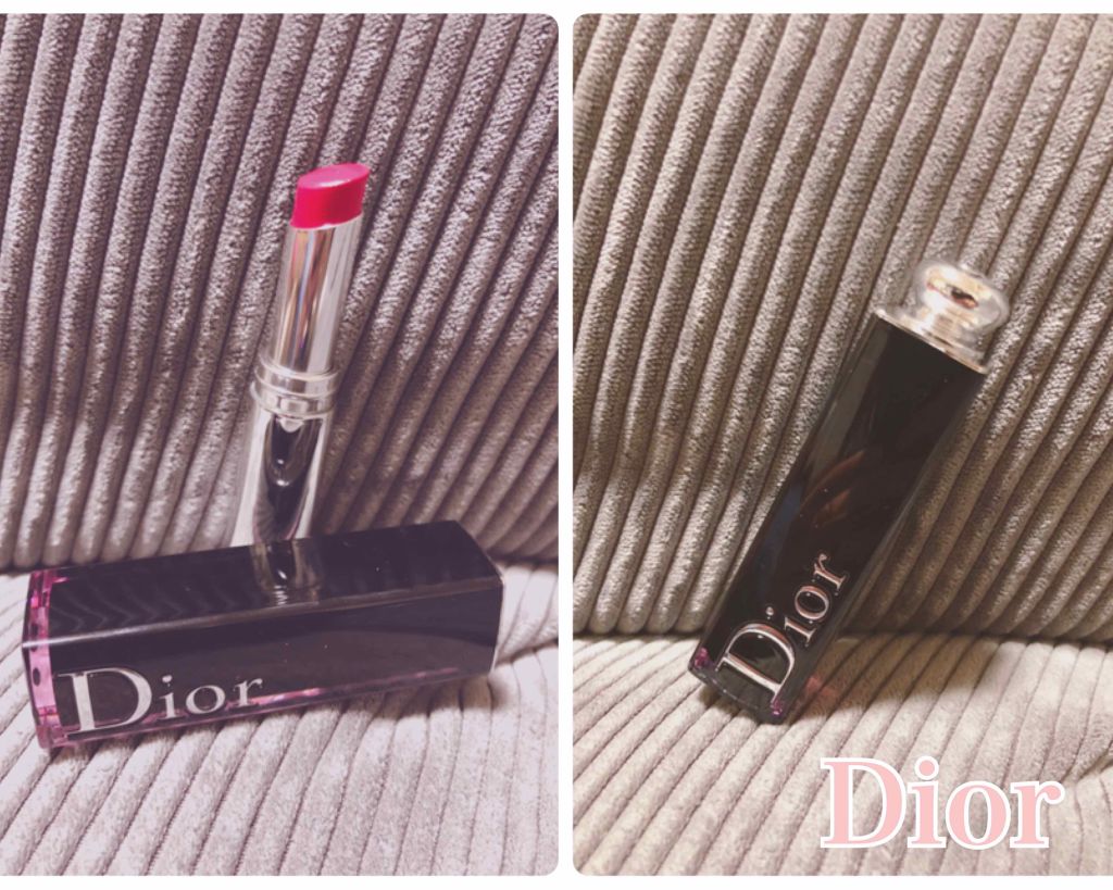 ディオール アディクト ラッカー スティック 877 ターン ミー ディオール/Dior/口紅を使ったクチコミ（1枚目）