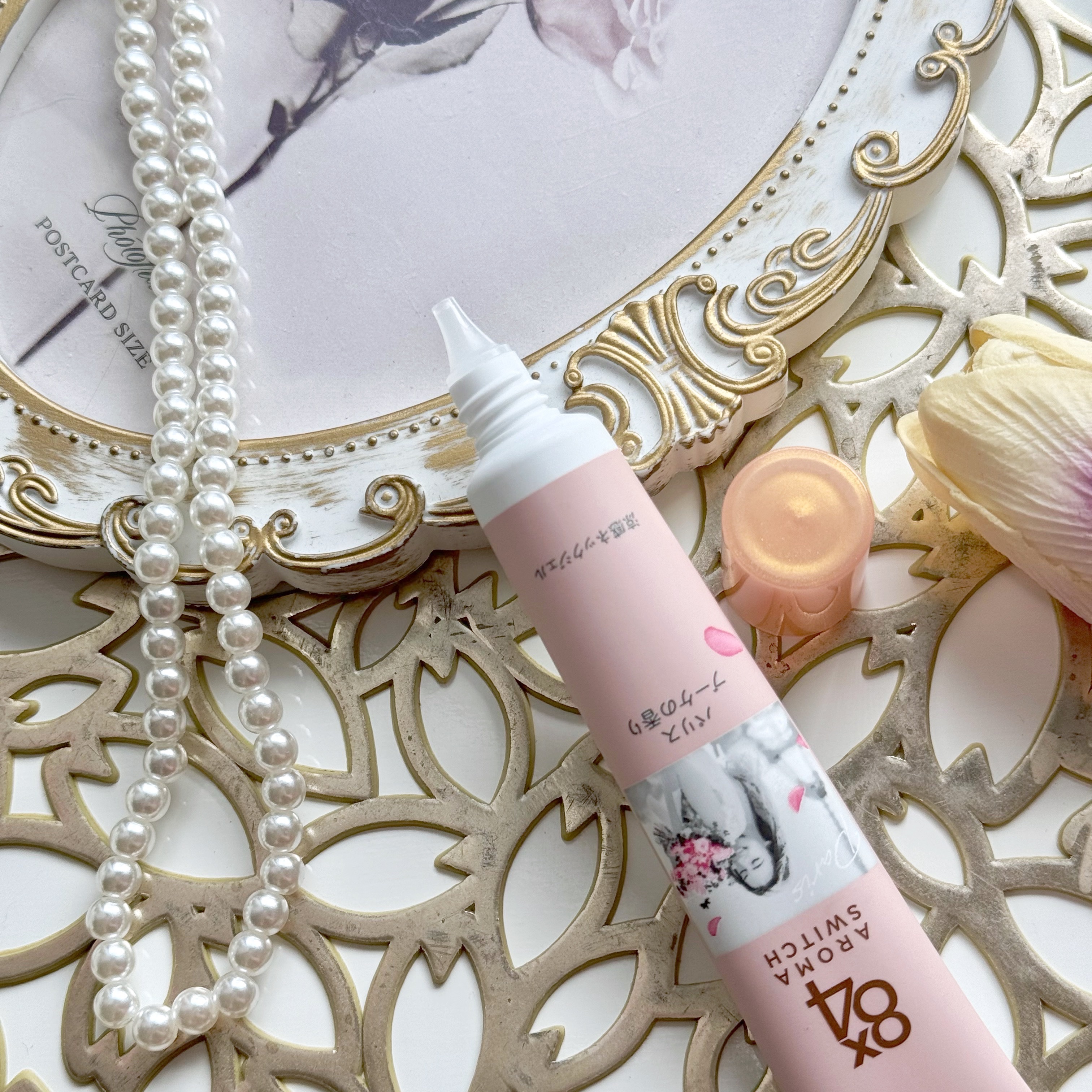 8x4 アロマスイッチ 涼感ネックジェル パリスブーケの香り/８ｘ４/デオドラント・制汗剤を使ったクチコミ（2枚目）