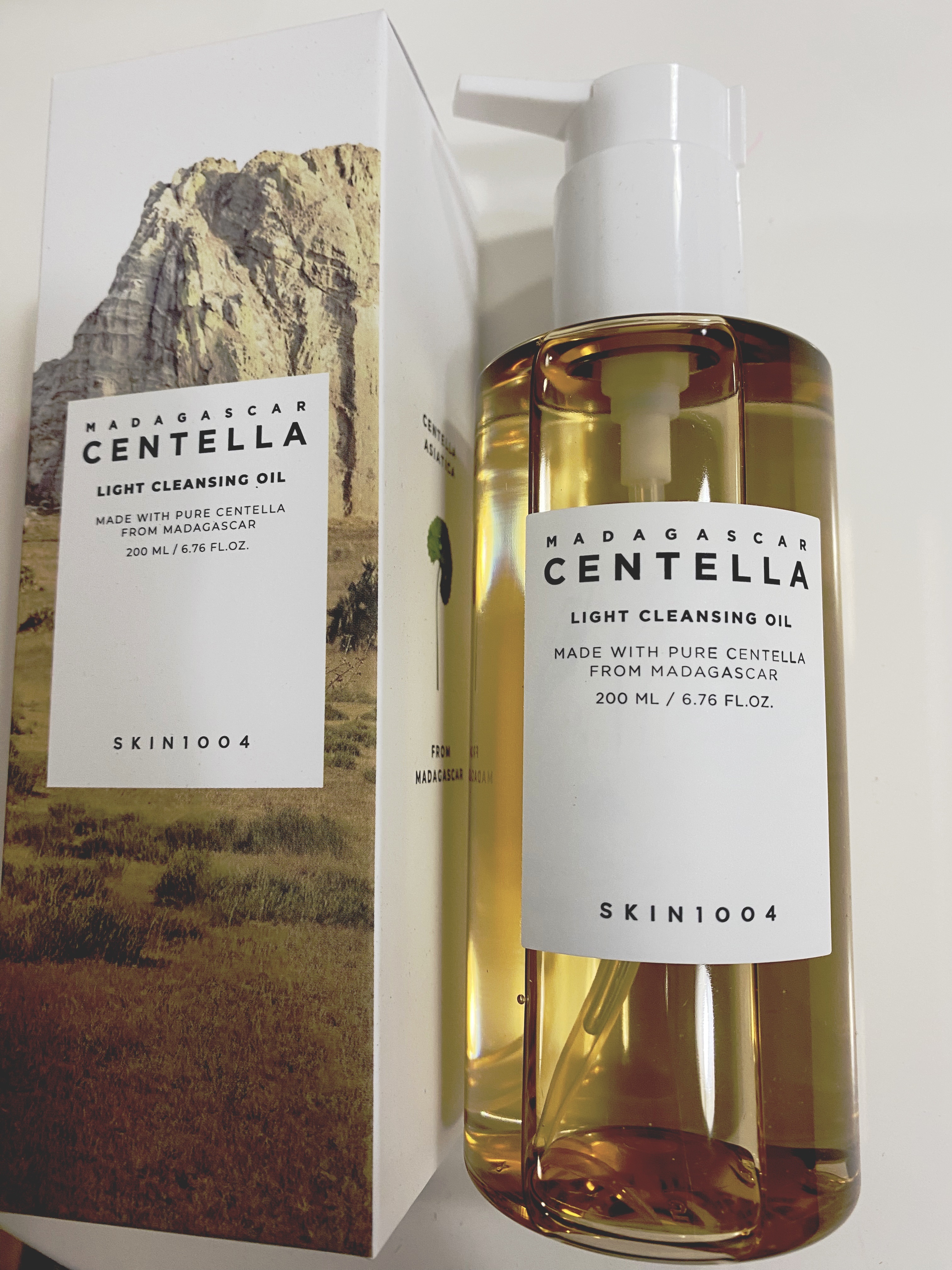 センテラ ライトクレンジングオイル/SKIN1004/オイルクレンジングを使ったクチコミ（1枚目）