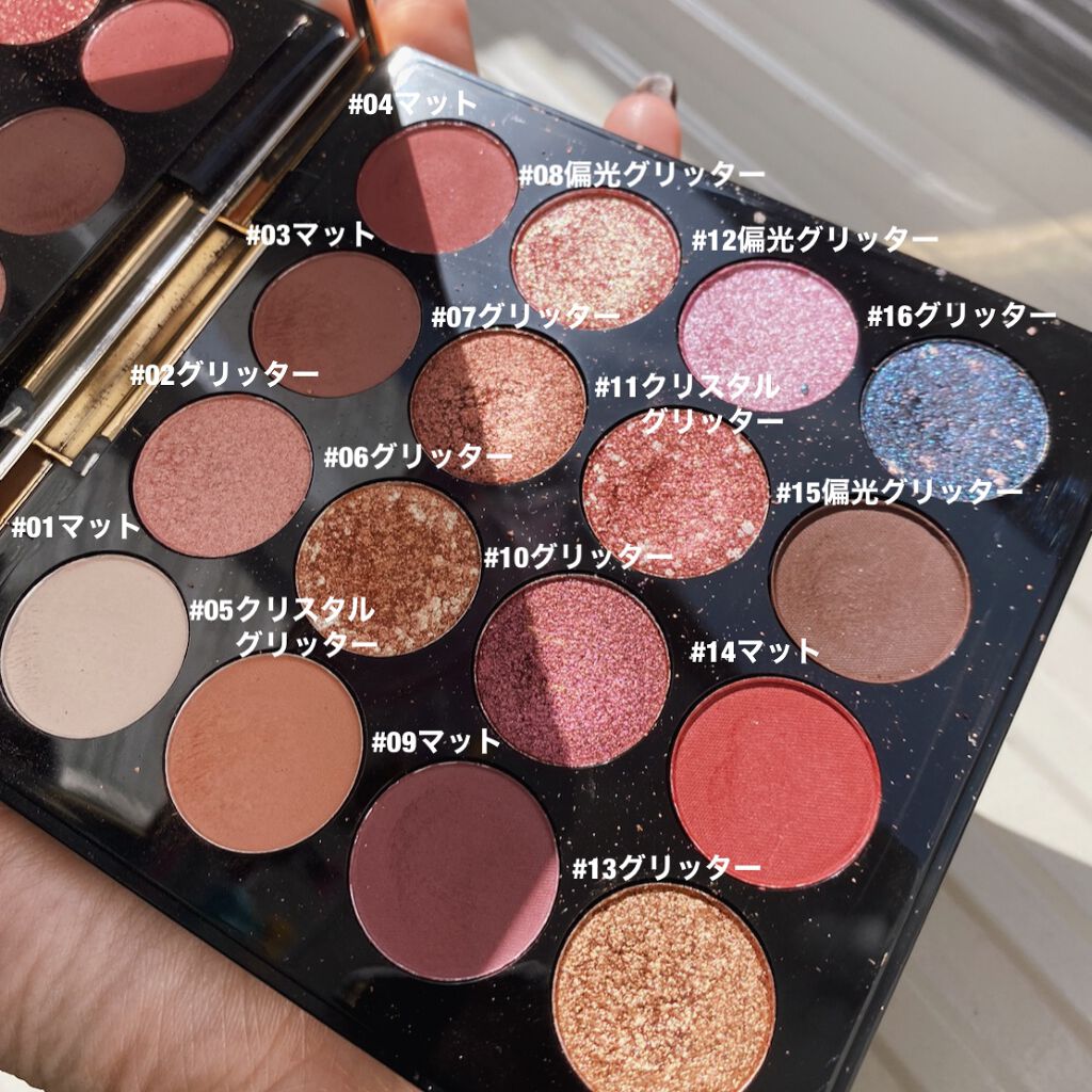 大英博物館 エジプトシリーズ アイシャドウパレット/ZEESEA/アイシャドウパレットを使ったクチコミ（2枚目）